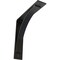 Ekena Millwork Morris Steel Bracket, Powder Coated Black 3"W x 14"D x 14"H BKTM03X14X14MOPBL - alternate 1